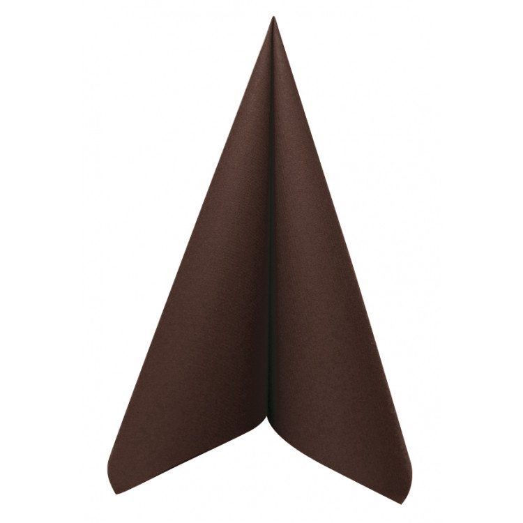 Serviette Unie Airlaid Cacao